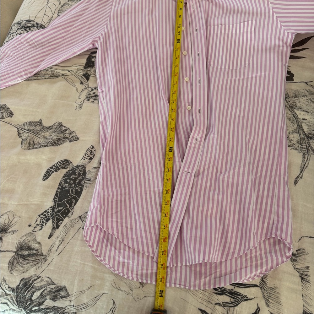Sid Mashburn Pink Striped Casual Button Down Shirt